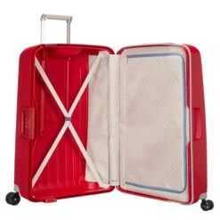 Samsonite S'Cure 4-Delige Kofferset 55/69/75/81 Crimson Red -Verkoop Reisopslag image 1038
