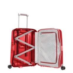Samsonite S'Cure 4-Delige Kofferset 55/69/75/81 Crimson Red -Verkoop Reisopslag image 1041