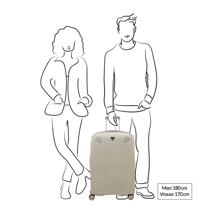 Roncato Ypsilon Eco 2.0 Trolley 69 Rosa Pastello 4 Roncato Ypsilon Eco 2.0 Trolley 69 Rosa Pastello - Afbeelding 2