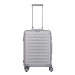 Travelite Next Aluminium 4 Wiel Trolley S Silver