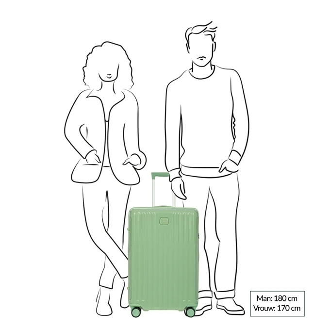 Bric's Positano Trolley 69 Sea Green 4 Bric's Positano Trolley 69 Sea Green - Image 2