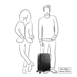 Samsonite S'Cure 4-Delige Kofferset 55/55/69/75 Silver -Verkoop Reisopslag image 1387