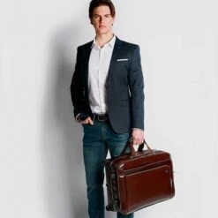 Piquadro Blue Square Cabin Trolley Brown -Verkoop Reisopslag image 1629