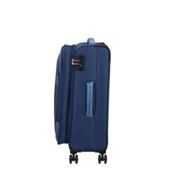 American Tourister Pulsonic Spinner 68 EXP Combat Navy -Verkoop Reisopslag image 1639