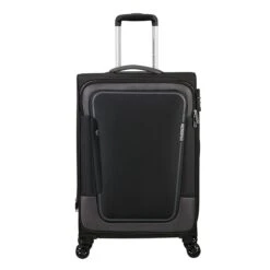 American Tourister Pulsonic Spinner 68 EXP Asphalt Black
