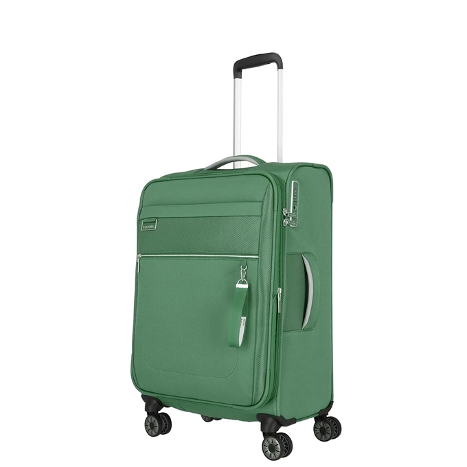Travelite Miigo 4 Wheel Trolley M Expandable Green 7 Travelite Miigo 4 Wheel Trolley M Expandable Green - Afbeelding 5