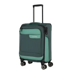 Travelite Viia 4 Wheel Trolley S Green -Verkoop Reisopslag image 1743