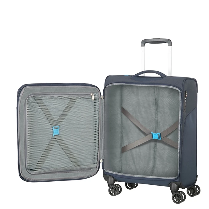 American Tourister Summerfunk Spinner 55 Expandable Navy 10 American Tourister Summerfunk Spinner 55 Expandable Navy - Afbeelding 8