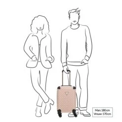 Guess Wilder 18 In 8-Wheeler Light Rose Logo -Verkoop Reisopslag image 1797