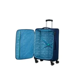 American Tourister Sea Seeker Spinner 68 Combat Navy -Verkoop Reisopslag image 1815