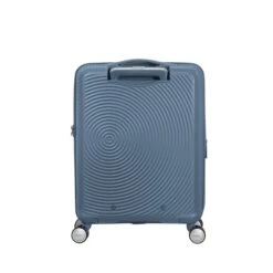 American Tourister Soundbox Spinner 55 Expandable Stone Blue -Verkoop Reisopslag image 19