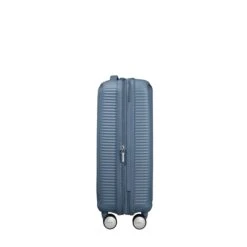 American Tourister Soundbox Spinner 55 Expandable Stone Blue -Verkoop Reisopslag image 21