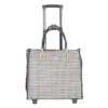 Olivia Lauren Emily Business Trolley Zwart/wit -Verkoop Reisopslag image 2239
