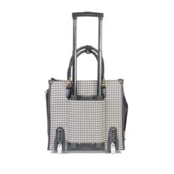 Olivia Lauren Emily Business Trolley Zwart/wit -Verkoop Reisopslag image 2241