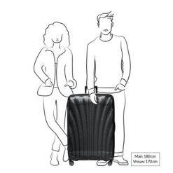 Samsonite C-Lite Spinner 86 Off White -Verkoop Reisopslag image 227