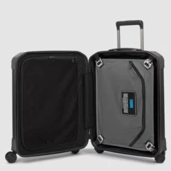 Piquadro PQ-Light Cabin Trolley 55 Matt Black -Verkoop Reisopslag image 456