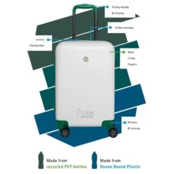 Princess Traveller I'm Green Atlantic Small White 17 Princess Traveller I'm Green Atlantic Small White -Verkoop Reisopslag image 678