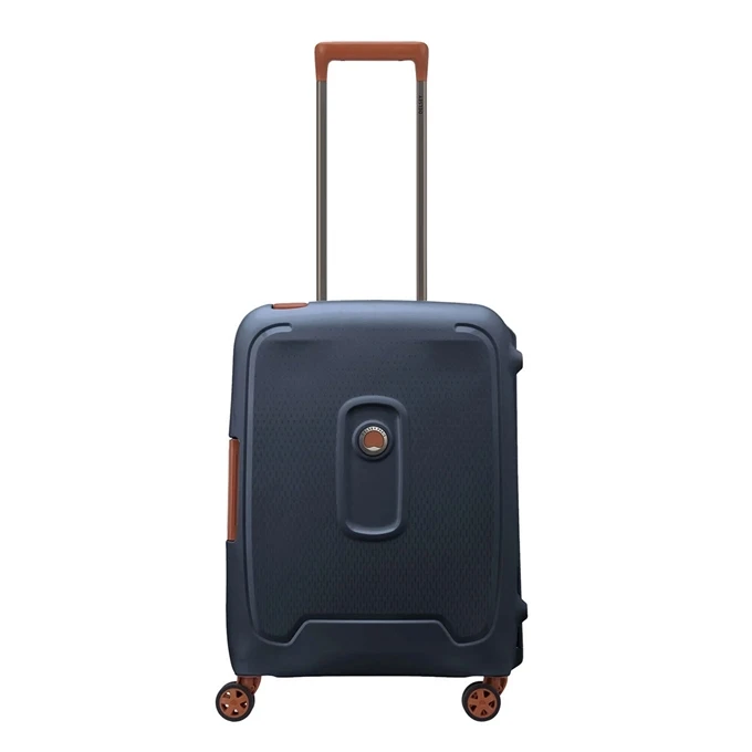 Delsey Moncey 4 Wheel Trolley 55/40 Slim Ink Blue 3 Delsey Moncey 4 Wheel Trolley 55/40 Slim Ink Blue