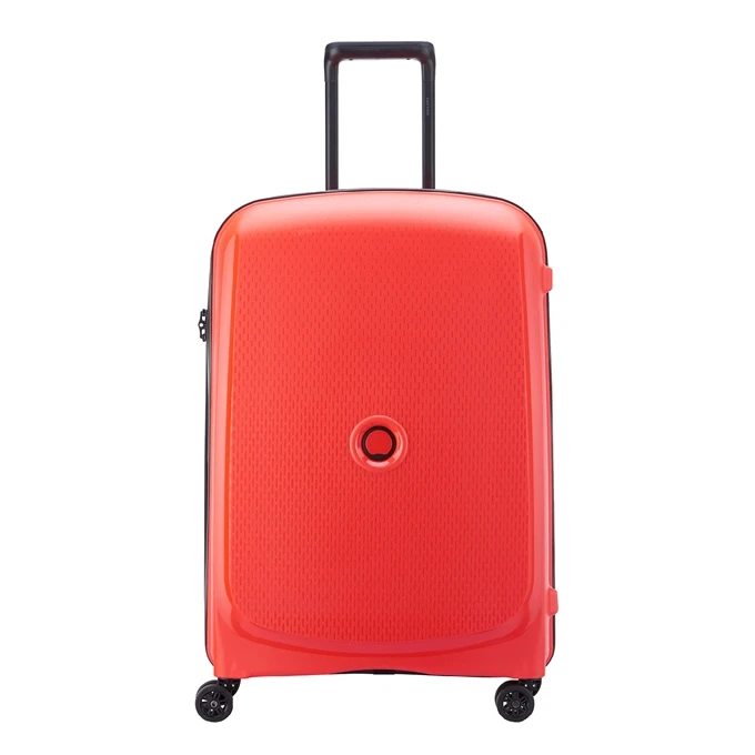 Delsey Belmont Plus 4 Wheel Trolley 71 Faded Red 3 Delsey Belmont Plus 4 Wheel Trolley 71 Faded Red