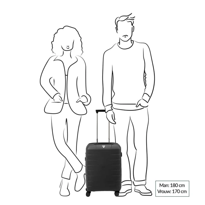 Roncato Box Sport 2.0 Trolley 55 Nero 4 Roncato Box Sport 2.0 Trolley 55 Nero - Image 2