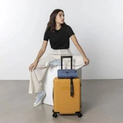 Horizn Studios H5 Essential Cabin Trolley Glossy Bright Amber -Verkoop Reisopslag image 8