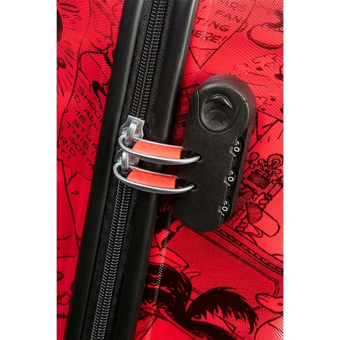 American Tourister Wavebreaker Disney Spinner 55 Mickey Comics Red 8 American Tourister Wavebreaker Disney Spinner 55 Mickey Comics Red - Afbeelding 6