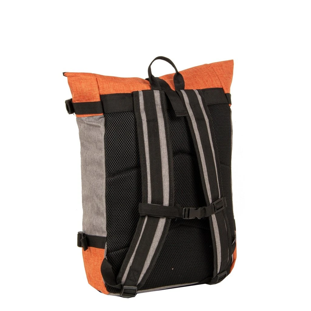 New Rebels ® Creek Roll Top Rugzak Anthracite/Orange VII | Rugtas 4 New Rebels ® Creek Roll Top Rugzak Anthracite/Orange VII | Rugtas - Image 2