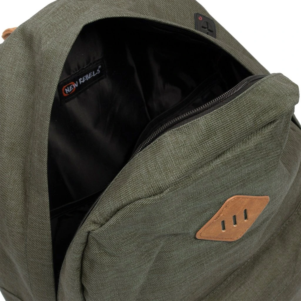 New Rebels ® Heaven - Rugzak - 16L - Polyester - Donkergroen 5 New Rebels ® Heaven - Rugzak - 16L - Polyester - Donkergroen - Afbeelding 3