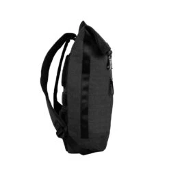 New Rebels ® Hickory Rolltop Backbag Recyled NylonZwart -Verkoop Reisopslag new rebels hickory rolltop backbag recyled nylon z 1