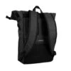 New Rebels ® Hickory Rolltop Backbag Recyled NylonZwart -Verkoop Reisopslag new rebels hickory rolltop backbag recyled nylon z