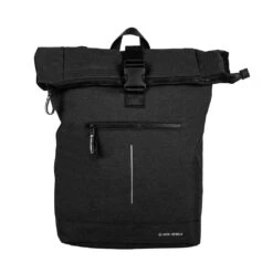 New Rebels ® Hickory Rolltop Backbag Recyled NylonZwart -Verkoop Reisopslag new rebels hickory rolltop backbag recyled nylon z 5