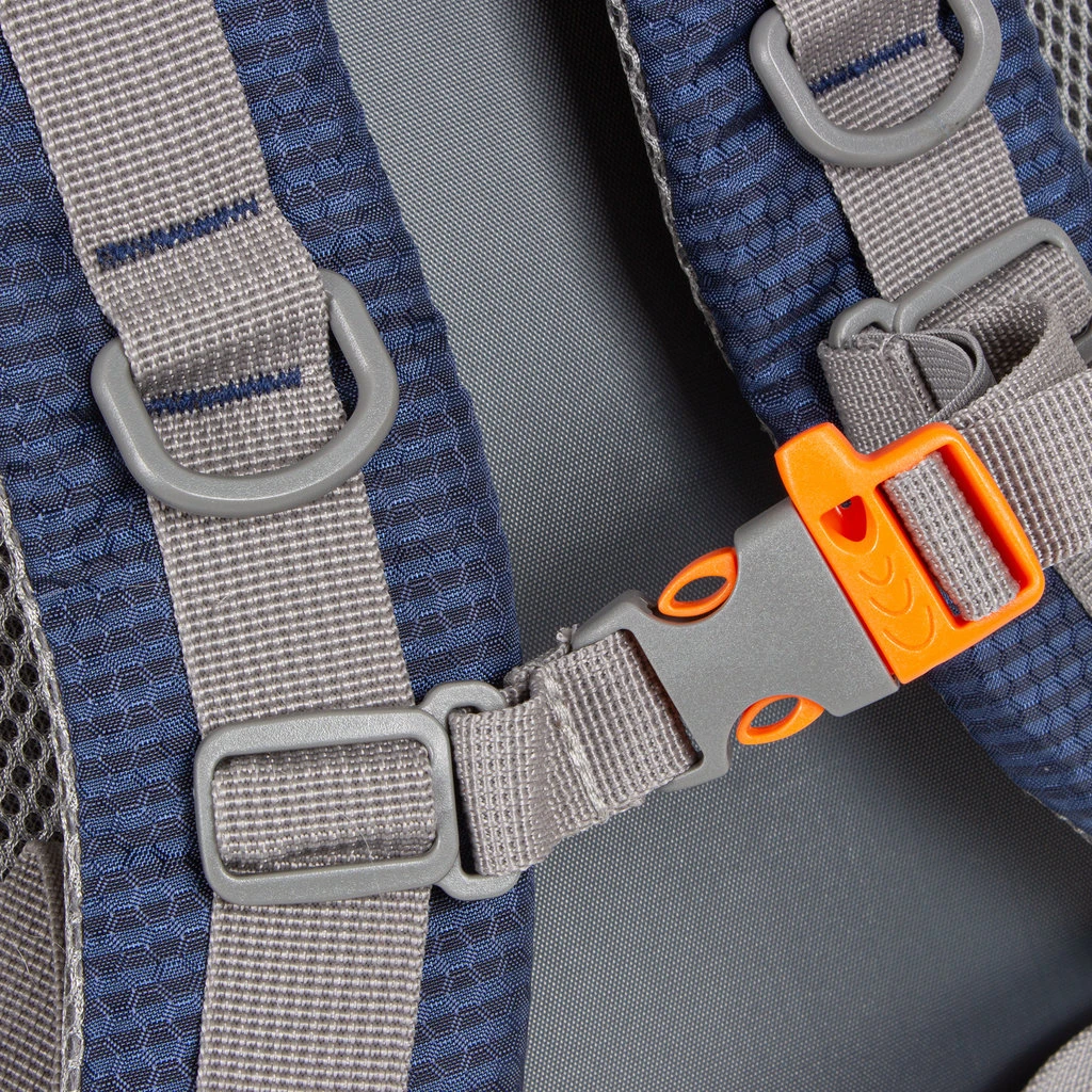 New Rebels ® Kinley - Rugtas - Schooltas - Vrijetijdstas - 28 Liter - Nylon - Navy Blauw 4 New Rebels ® Kinley - Rugtas - Schooltas - Vrijetijdstas - 28 Liter - Nylon - Navy Blauw - Afbeelding 2