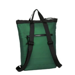 New Rebels ® Mart - Top Zip - Waterafstotend -Rugtas - Laptoptas 14Inch. - Shopper - Metallic Green -Verkoop Reisopslag new rebels mart top zip waterafstotend rugtas lapt 17