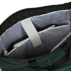 New Rebels ® Mart - Top Zip - Waterafstotend -Rugtas - Laptoptas 14Inch. - Shopper - Metallic Green -Verkoop Reisopslag new rebels mart top zip waterafstotend rugtas lapt 24