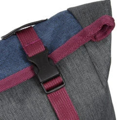 New Rebels ® Morris Big Roll Top Rugzak Navy 2Tone 16L 27X15X47CM -Verkoop Reisopslag new rebels morris big roll top rugzak navy 2tone 1 7