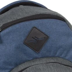 New Rebels ® Morris Rugtas Met 3 Vakken Navy 2 Tone 31X19X46CM -Verkoop Reisopslag new rebels morris rugtas met 3 vakken navy 2 tone 6