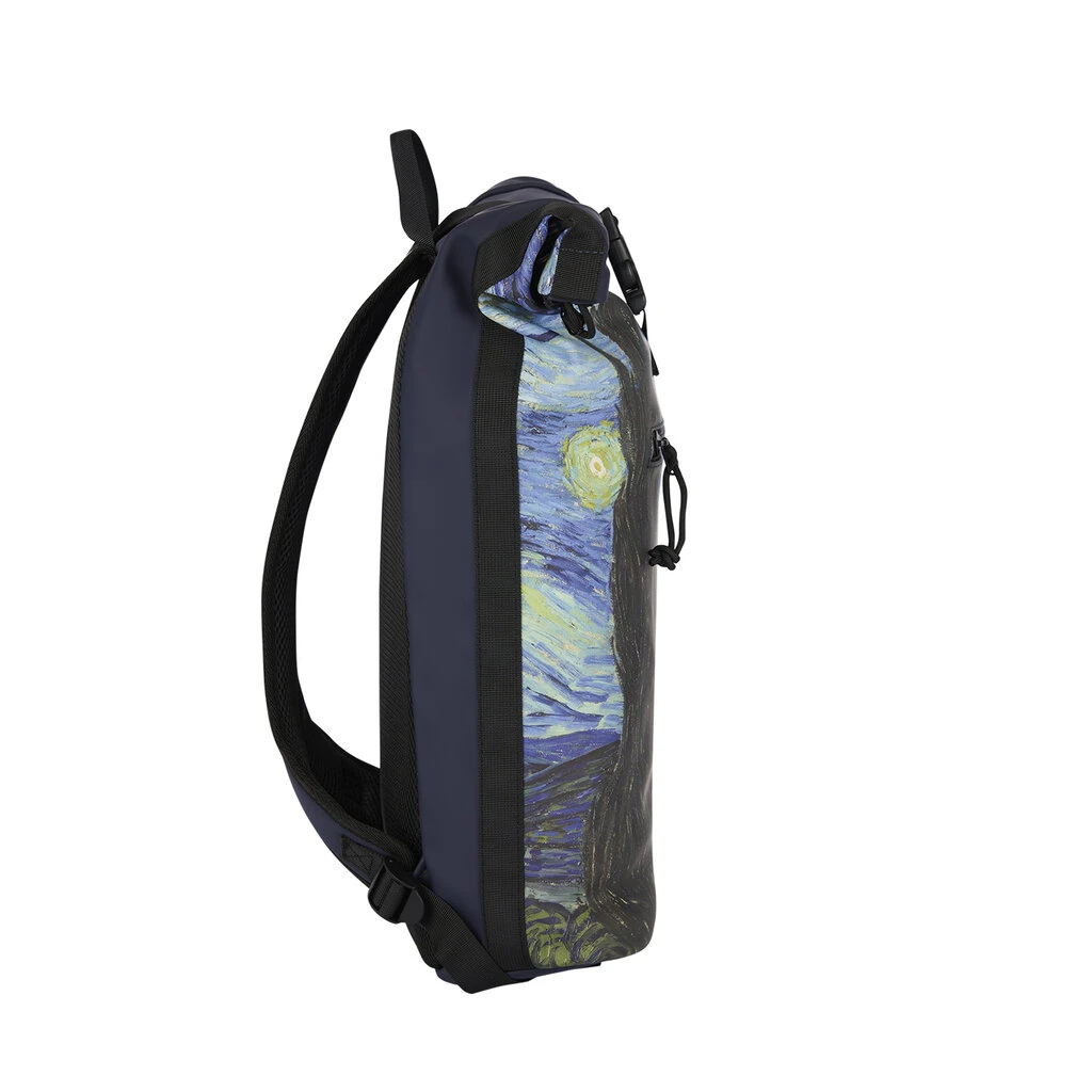 New Rebels Mart Art New York Starry Night 19L Rugzak Rolltop Waterafstotend 4 New Rebels Mart Art New York Starry Night 19L Rugzak Rolltop Waterafstotend - Image 2