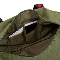 New Rebels ® Stan - Canvas - Sporttas - Weekendtas - Olijf -Verkoop Reisopslag new rebels stan canvas sporttas weekendtas olijf 2