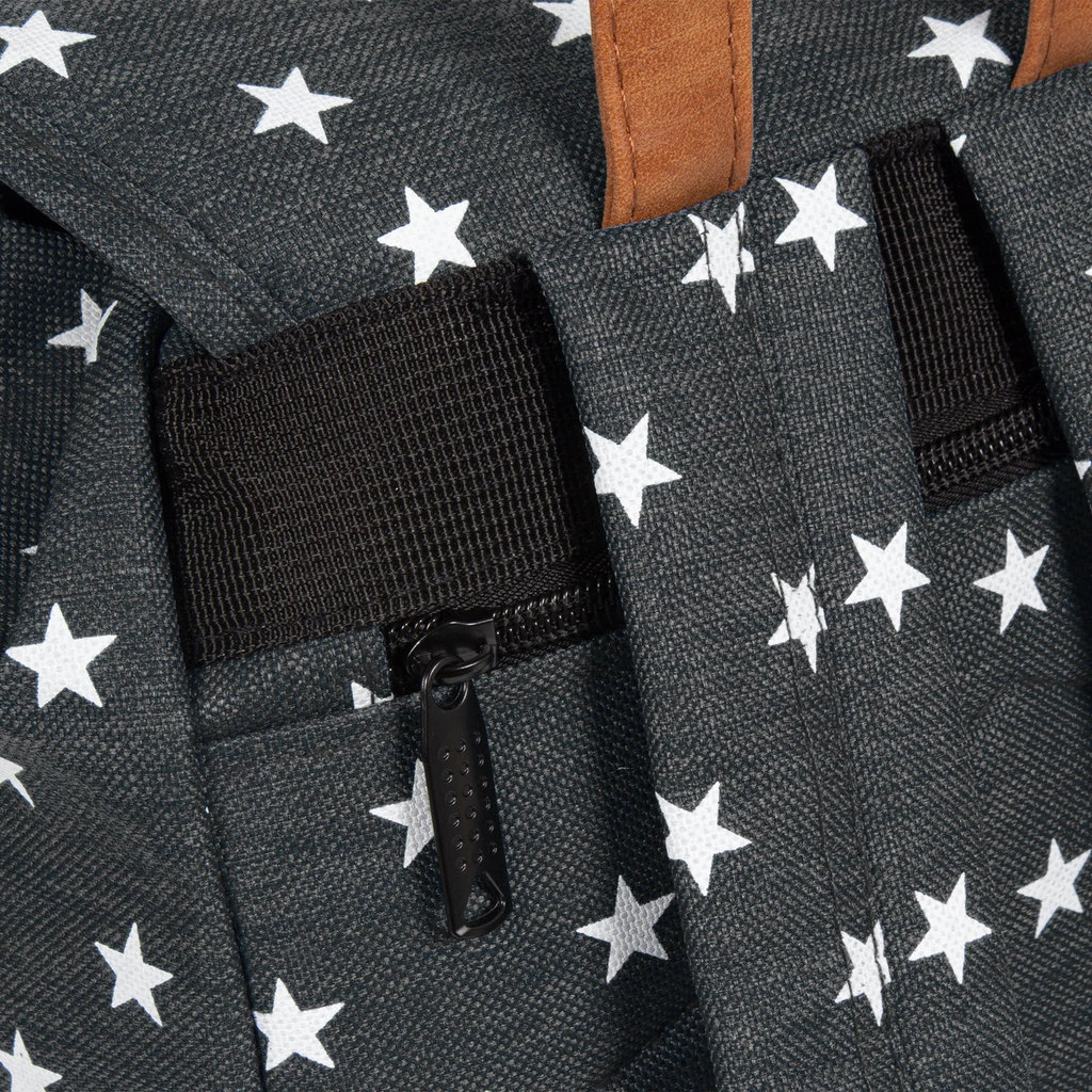 New Rebels ® Star Small Flap Rugtas Zwart 11 New Rebels ® Star Small Flap Rugtas Zwart - Afbeelding 9