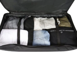 Woodville Alexis Duffel Zwart 96L Reistas - Trolley -Verkoop Reisopslag new rebels woodville alexis duffel zwart 96l reist 3